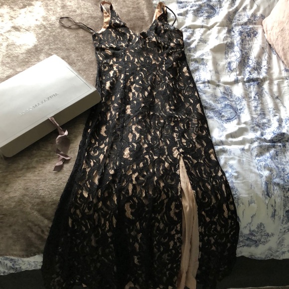 BCBG Black lace formal dress - Picture 3 of 5